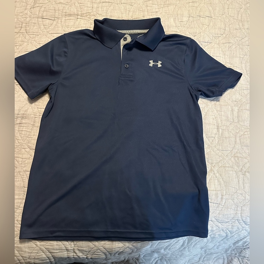 Boys Under Armour Performance Polo Size Youth Large